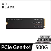 WD BLACK 黑標 SN770 500G Gen4 NVMe PCIe SSD固態硬碟 公司貨