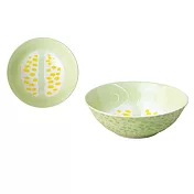 【日本SHINACASA】水果陶瓷餐盤13cm ‧ 哈密瓜