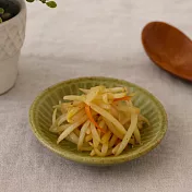 【日本Minoru】Tetote窯燒 陶瓷小皿9.6cm ‧ 橄綠