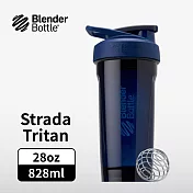 Blender Bottle|《Strada系列》Tritan按壓式 原裝進口搖搖杯828ml/28oz 普魯士藍