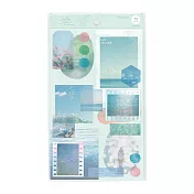 【RYU-RYU】空時間「一瞬」系列 裝飾貼紙 ‧ 薄荷綠