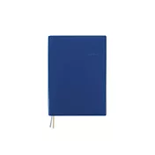 珠友 16K加厚膠皮筆記(大格)/定頁筆記/加厚筆記本/萬用記事本 02藍