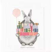 【 Dear Hancock 】Bunny with Gifts 生日卡#gc_394
