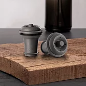 《Vacu Vin》抽真空酒瓶塞 | 紅酒塞 真空瓶塞 保鮮瓶塞 葡萄酒塞 - 黑2入