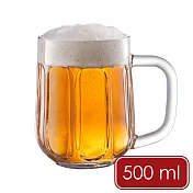《TESCOMA》經典豎紋啤酒杯(500ml) | 調酒杯 雞尾酒杯