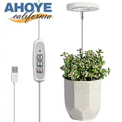 【AHOYE】天使環全光譜植物生長燈 可調光 可定時 (植物燈)