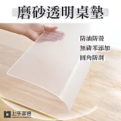 【上手家居】磨砂透明桌墊60X60cm(軟玻璃桌墊/塑膠桌墊/PVC桌墊)