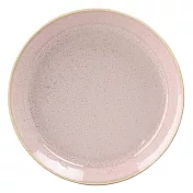 【Aito製作所】美濃燒｜復古質感亮面素色陶瓷淺盤14cm ‧ 珍珠粉