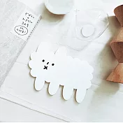 【右手超人】普通狗狗雲／大大厚厚割型卡片