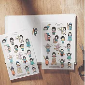 【右手超人】右手超人／轉印貼紙（一份2張）