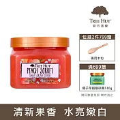 【TREE HUT樹上小屋】乳木果蜜糖身體磨砂膏510g (桃子雪糕)