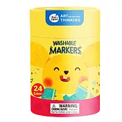 JarMelo 創意美學兒童可水洗彩色筆24色