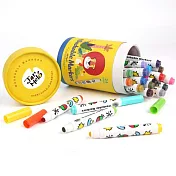 JarMelo 創意美學幼兒圓頭可水洗彩色筆12色