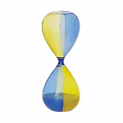 【HIGHTIDE】撞色玻璃砂時計沙漏30min ‧ 黃x淺藍