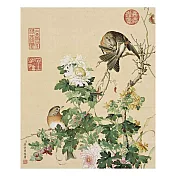 複製 畫心-郎世寧 仙萼長春冊-菊花【受託代銷】