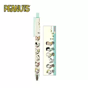 【日本正版授權】史努比 metacil light knock 自動鉛筆 按壓式自動鉛筆 Snoopy/PEANUTS - B款