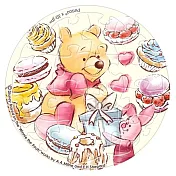 Winnie The Pooh小熊維尼(1)拼圖磁鐵16片-透明(圓)