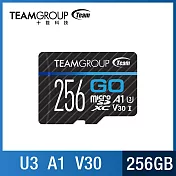 TEAM 十銓 GO Micro SDXC 記憶卡256GB(U3 V30 A1)