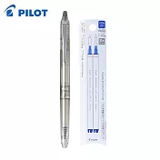 (買筆送芯)PILOT 限量按鍵魔擦筆 ZONE 0.5  霧透明