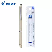 (買筆送芯)PILOT 限量按鍵魔擦筆 ZONE 0.5  霧白
