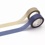 【日本mt和紙膠帶】upcycle 傳統素色系列2入組 ‧ 藍色x灰色
