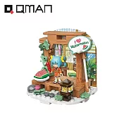 【正版授權】Qman 初音未來 場景積木 四季系列 積木公仔 益智玩具 MIKU/初音 啟蒙積木 - D款