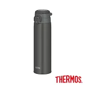 【THERMOS膳魔師】不鏽鋼可提式真空保溫瓶750ml (JOS-750-DGY) 灰黑色