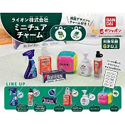 【日本正版授權】全套6款 獅王微型吊飾 Lion Co., Ltd. 扭蛋/轉蛋 迷你洗碗精/清潔用品 128775