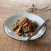 【日本Yamani】美濃燒｜三島粉引 陶瓷 餐盤24cm