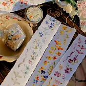 【Meow Illustration】彩虹好朋友vol.1 亮面銀河光PET膠帶 -特油加白墨含離型紙