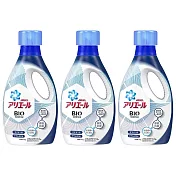 日本 P&G Ariel 超濃縮清新除臭洗衣精 深層抗菌 (藍色) 750g*3入組