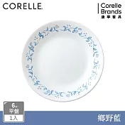 【美國康寧】CORELLE 鄉野藍- 6吋平盤