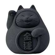 【泥研製所】胖胖金運招財貓(大)8cm 炭錢黑 炭錢黑