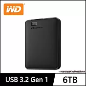 WD Elements 6TB 2.5吋行動硬碟 公司貨