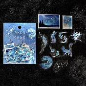 【日本BGM】散裝PET貼紙包30入 ‧ 魔幻星塵-天王星