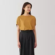 【MUJI 無印良品】女涼感套衫 M 芥黃