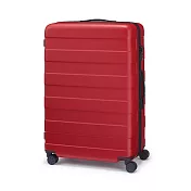【MUJI 無印良品】四輪硬殼止滑拉桿箱105L 紅色