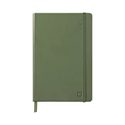 【Rhodia|2025 Planner】2025 手帳 A5_週曆橫排_象牙色 _160頁_90g_硬皮_彈性束帶_ 鼠尾草綠