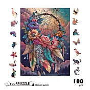 【YouRPUZZLE】木質不規則立體拼圖 夢網幻影