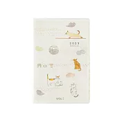 MIDORI POCKET DIARY 2025手帳迷你(月間)- 小貓