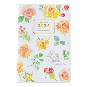 MIDORI POCKET DIARY 2025手帳(月單週)B6- 鄉村花漾