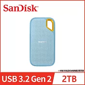 SanDisk E61 2TB 行動固態硬碟 公司貨 天藍