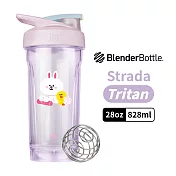 【Blender Bottle】LINE FRIENDS〈Strada 搖搖杯系列〉Tritan防漏環保水壺 28oz｜828ml『美國官方授權』 滾筒兔兔