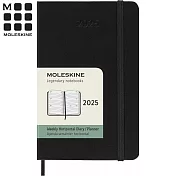 MOLESKINE 2025橫式週記手帳12M-  口袋型黑