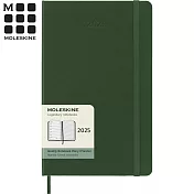 MOLESKINE 2025經典週記手帳12M 硬殼-L型綠