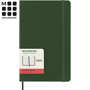 MOLESKINE 2025日記手帳12M 硬殼-L型綠