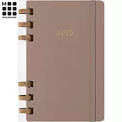 MOLESKINE 2025線圈萬用手帳12M  硬殼-L裸棕