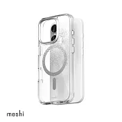 Moshi iPhone 16 Pro iGlaze 透明保護殼 (兼容MagSafe) 無 迷霧白