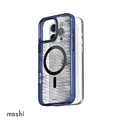 Moshi iPhone 16 Pro iGlaze 透明保護殼 (兼容MagSafe) 無 黃昏藍