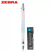 (限量送芯)ZEBRA 限定 DelGuard 不易斷芯自動鉛筆 0.5 謐靜風 粉藍